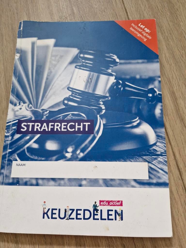 Strafrecht Keuzedelen - Edu Actief (2023), Boeken, Jean Kruiswagen-Winter en Lydia Janssen, Ophalen of Verzenden, Zo goed als nieuw