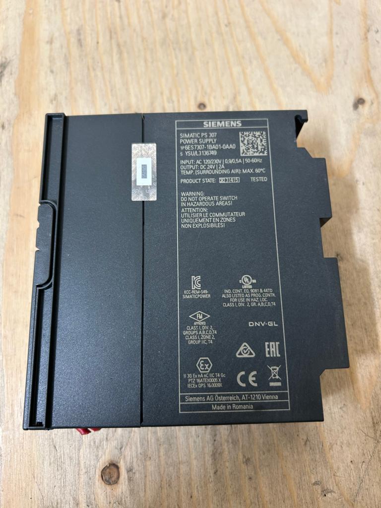 Siemens SIMATIC S7-300 Voeding PS 307 1BA01-0AA0, Ophalen, Gebruikt