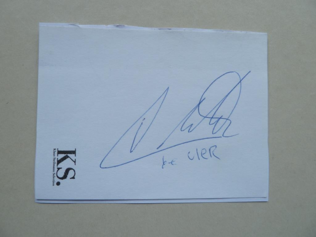 Handtekening. Tim.de.Cler.  Feyenoord, Ophalen of Verzenden, Zo goed als nieuw, Feyenoord, Overige typen
