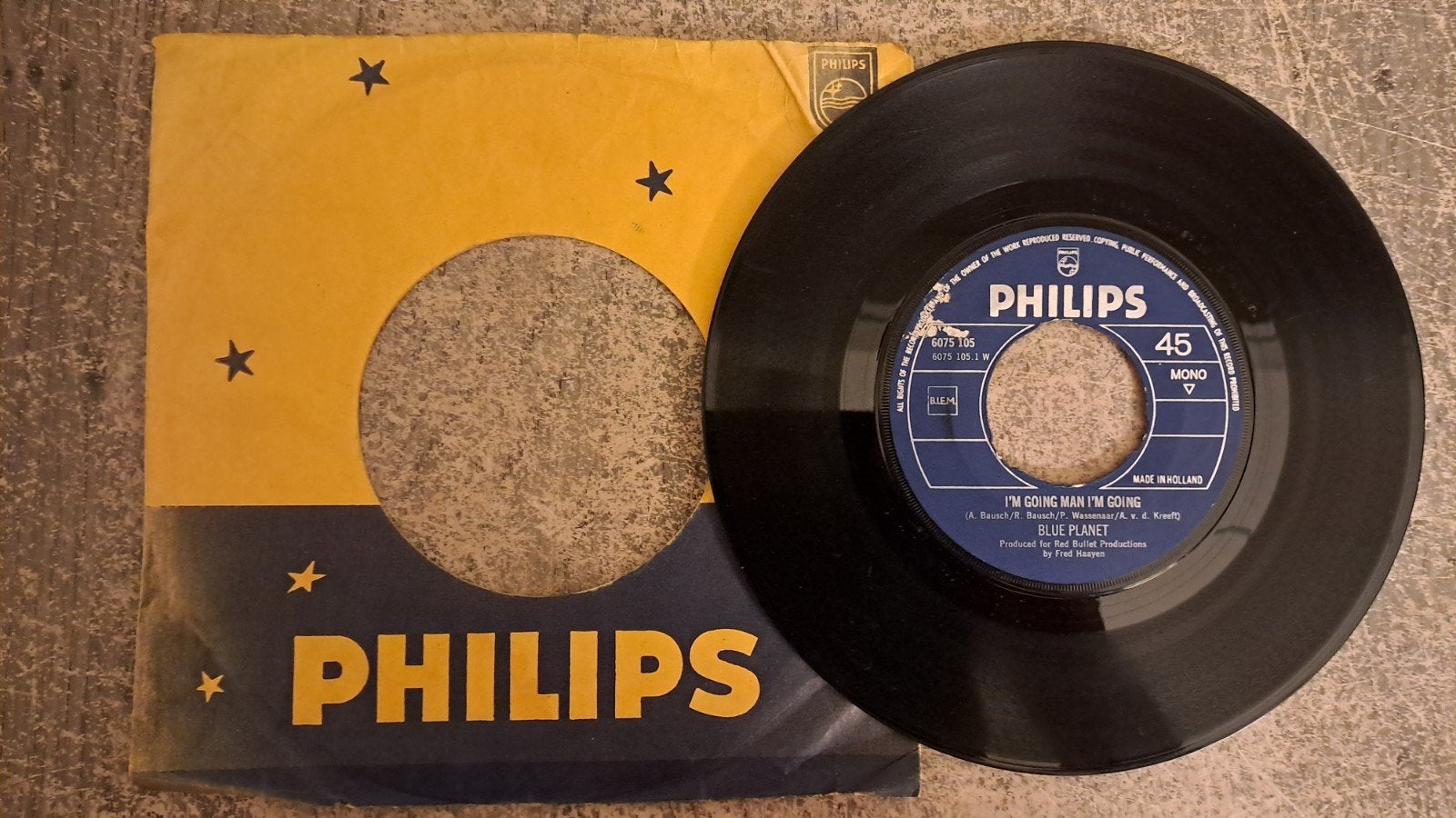 Blue planet  - i'm going man i'm going, Ophalen of Verzenden, Gebruikt, 7 inch, Pop
