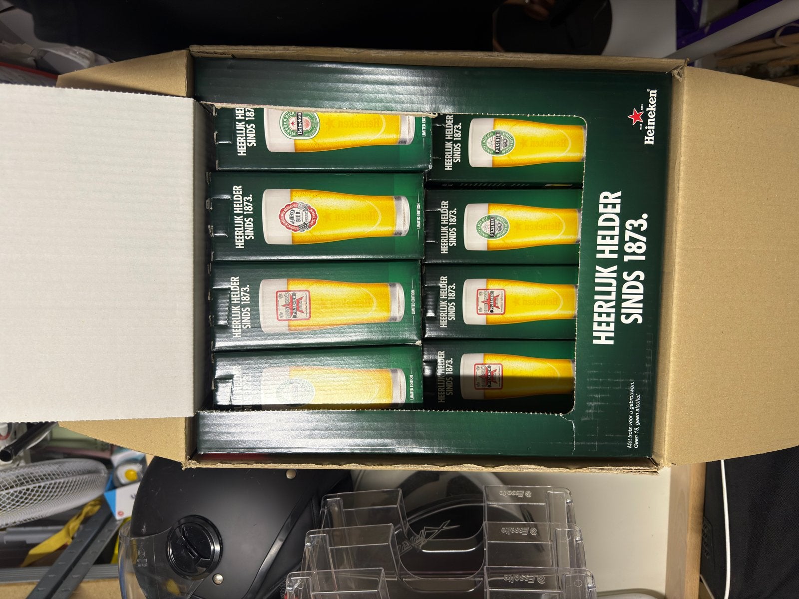 Heineken Limited Edition Glazen Set - 24 stuks, Ophalen, Nieuw