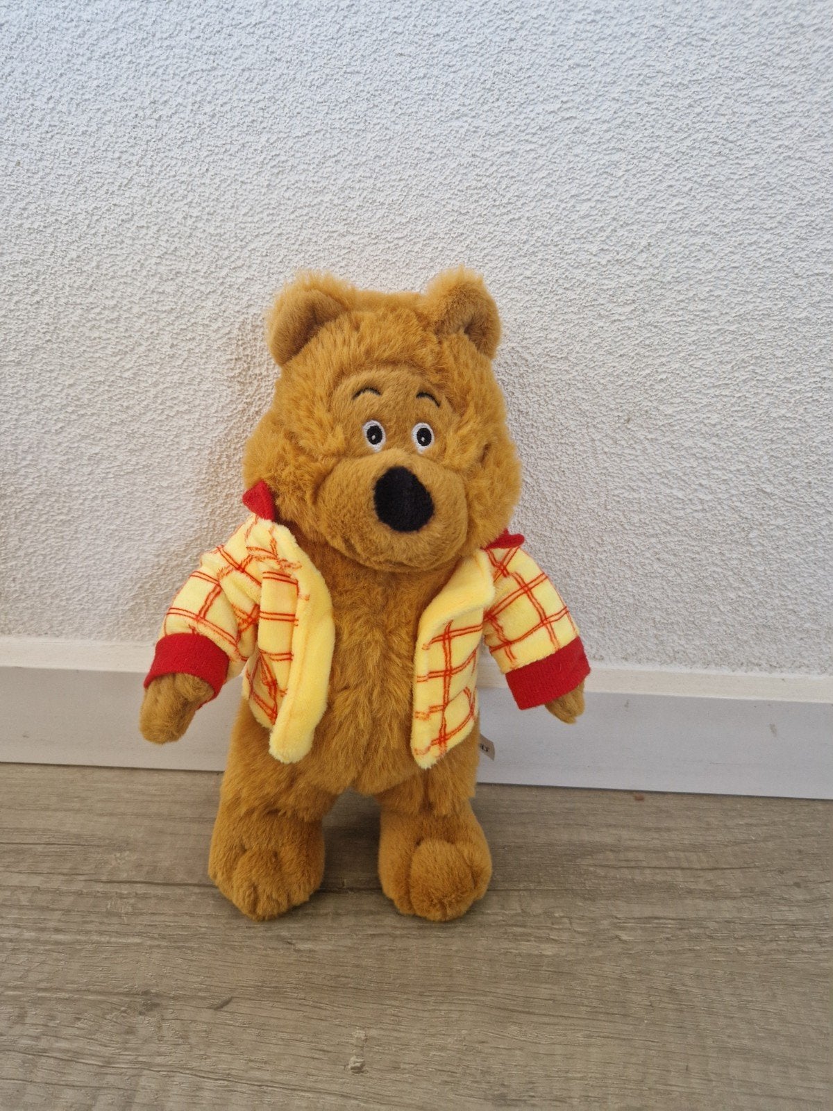 Bommelwereld bommel knuffel beer plush pluche olivier b, Ophalen of Verzenden, Zo goed als nieuw, Beer