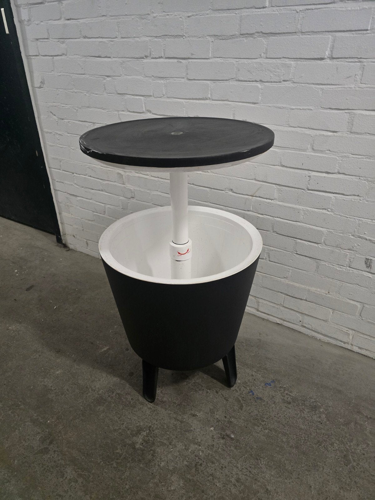 Koeltafel Antraciet/Wit - Perfect voor Drankjes en Snacks, Ophalen of Verzenden, Gebruikt