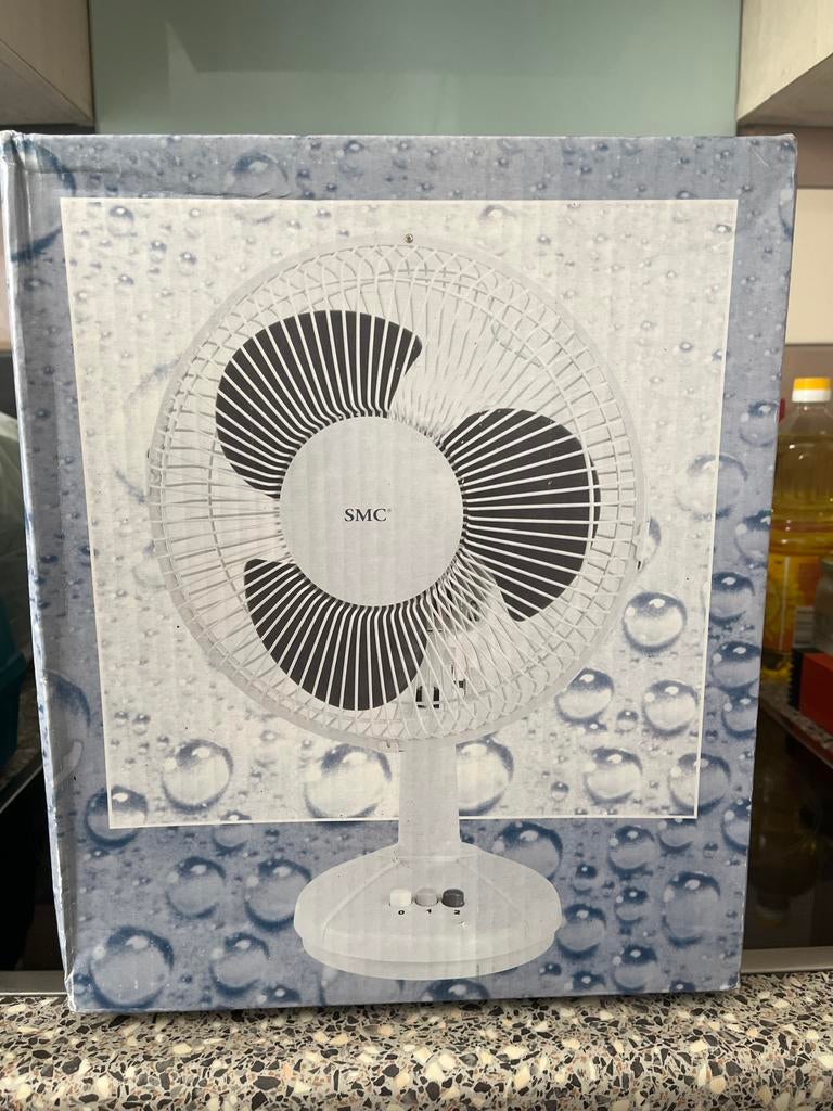 SMC Aqua 23 cm tafelventilator, Verzenden, Nieuw, Tafelventilator