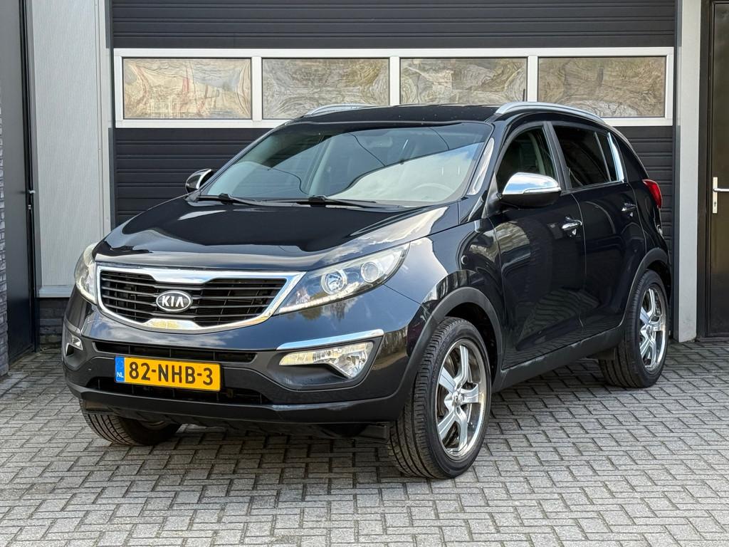 Kia Sportage 2.0 X-ecutive Plus Pack Trekhaak, Navi, Cruise,, Gebruikt, 4 cilinders, Leder en Stof, Origineel Nederlands