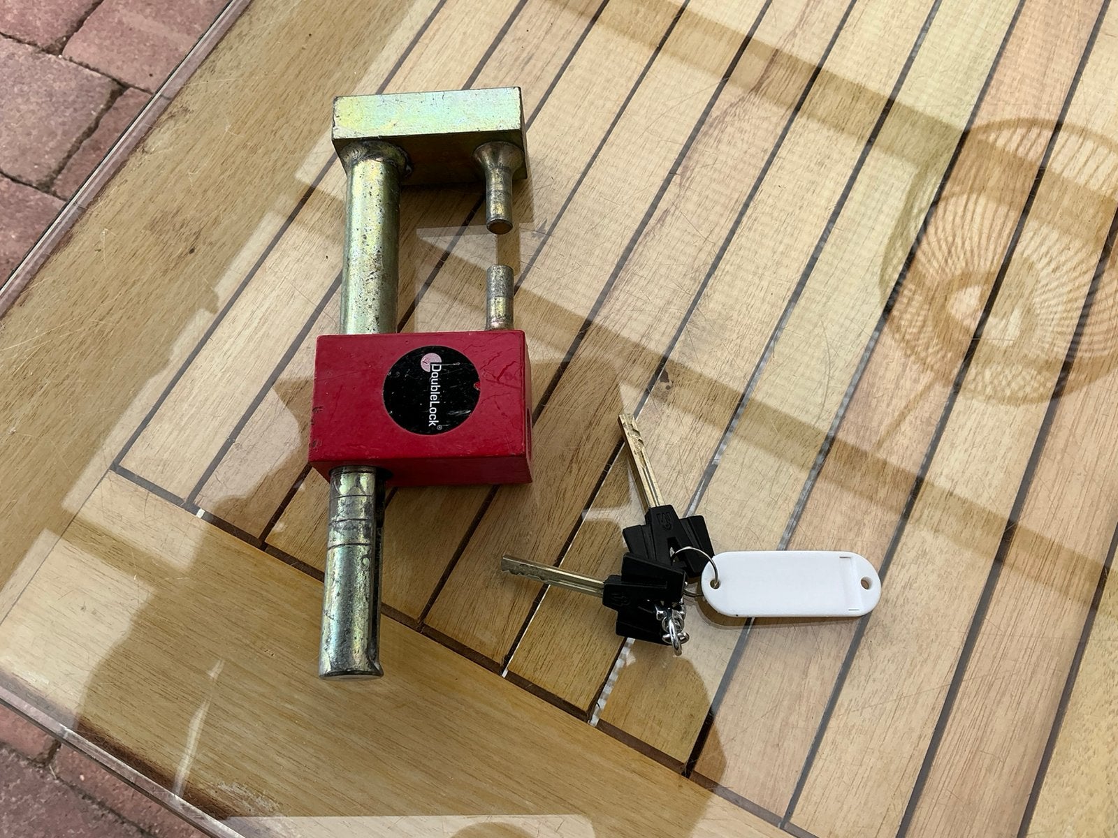 Caravan dissel slot voor hobby, Ophalen of Verzenden, Gebruikt