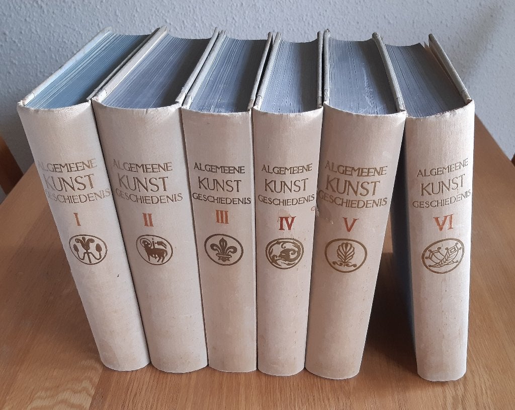 6- delige serie Algemeene Kunstgeschiedenis, Ophalen of Verzenden, Gelezen, Overige onderwerpen