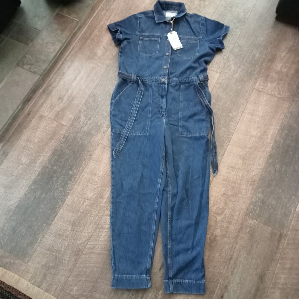 FatFace nieuwe denim jumpsuit boilersuit maat 42 ( UK 16), Kleding | Dames, FatFace, Maat 42/44 (L), Nieuw, Verzenden
