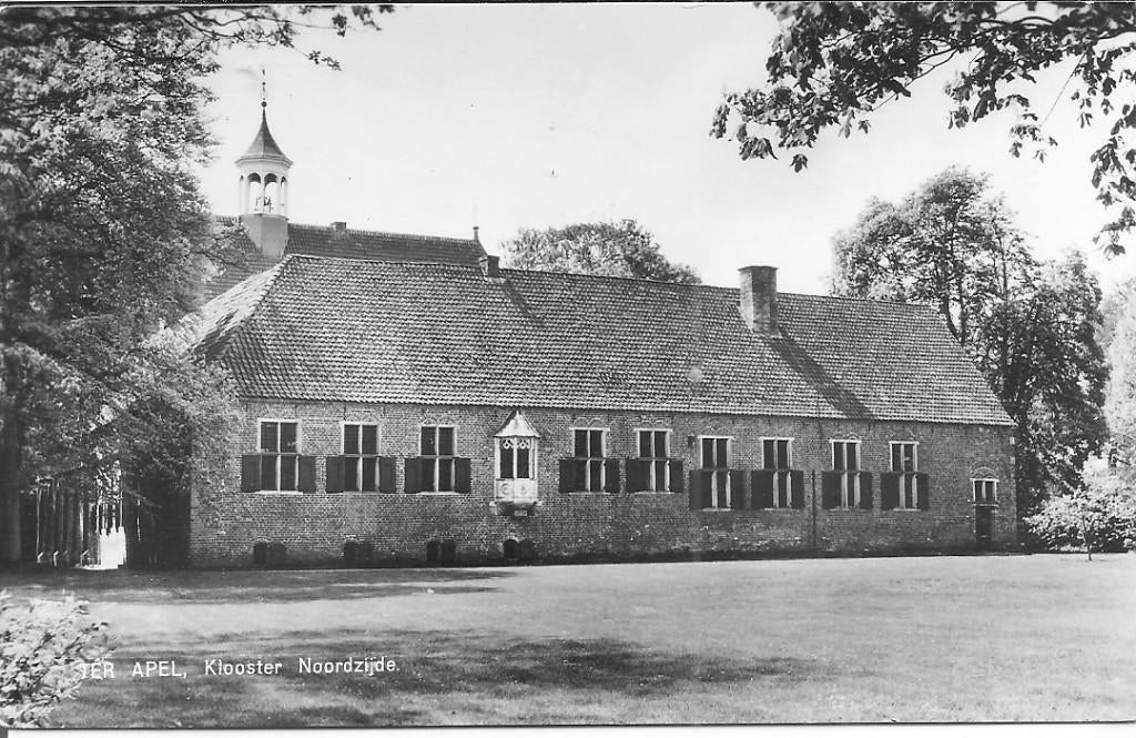Ter Apel klooster   Noordzijde., Ophalen of Verzenden, 1960 tot 1980, Ongelopen, Groningen