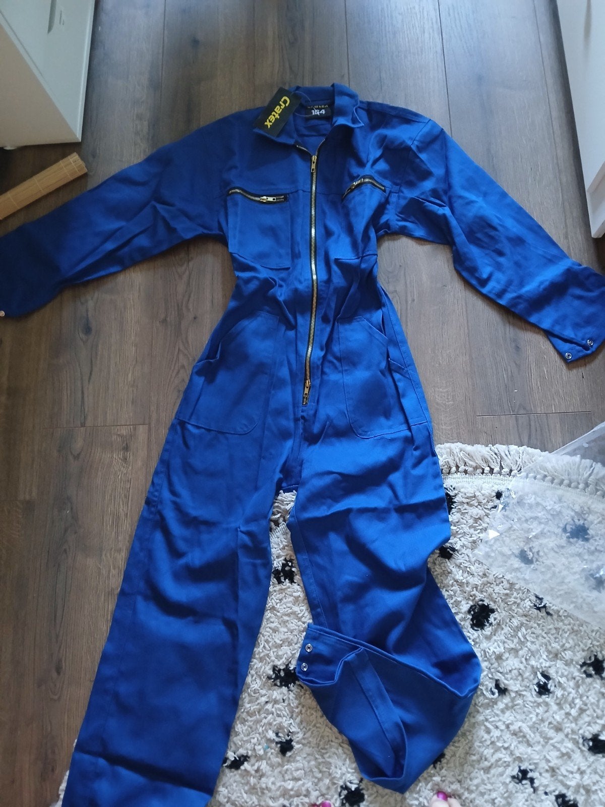 Cratex Kinder Rally Overall Kobalt Blauw - Maat 164, Kinderen en Baby's, Kinderkleding | Maat 164, Jongen of Meisje, Nieuw, Ophalen of Verzenden