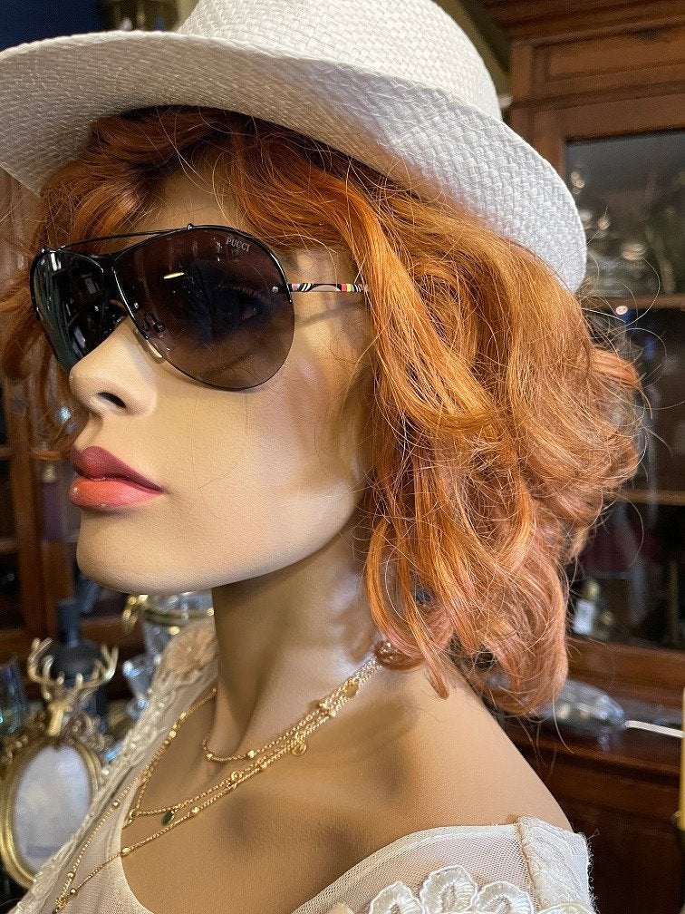 NIEUWE Emilio Pucci dames piloten zonnebril Aviator, Overige merken, Zonnebril, Emilio Pucci, Nieuw