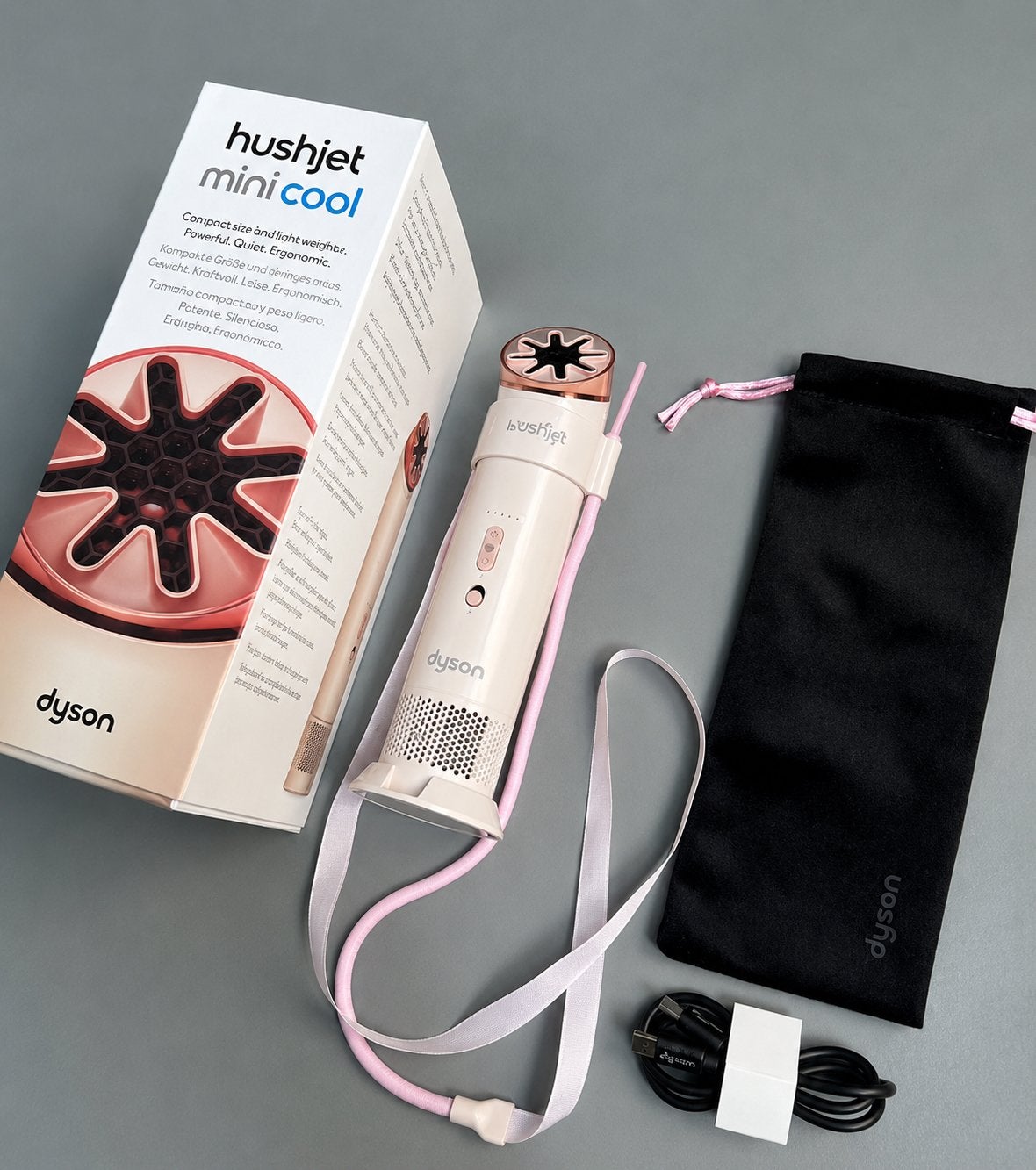 Dyson hushjet mini cool, Verzenden, Zo goed als nieuw, Torenventilator