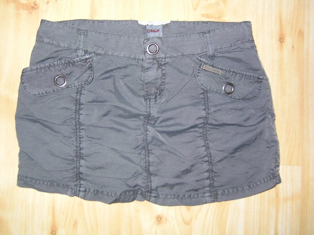 ONLY antraciet stoer rokje 34, Only, Ophalen of Verzenden, Zo goed als nieuw, Maat 34 (XS) of kleiner