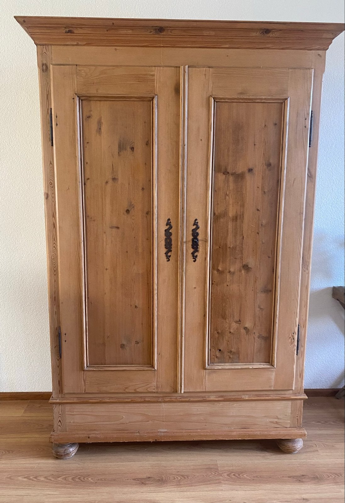 Massief houten kast met legplanken, Antiek en Kunst, Ophalen of Verzenden