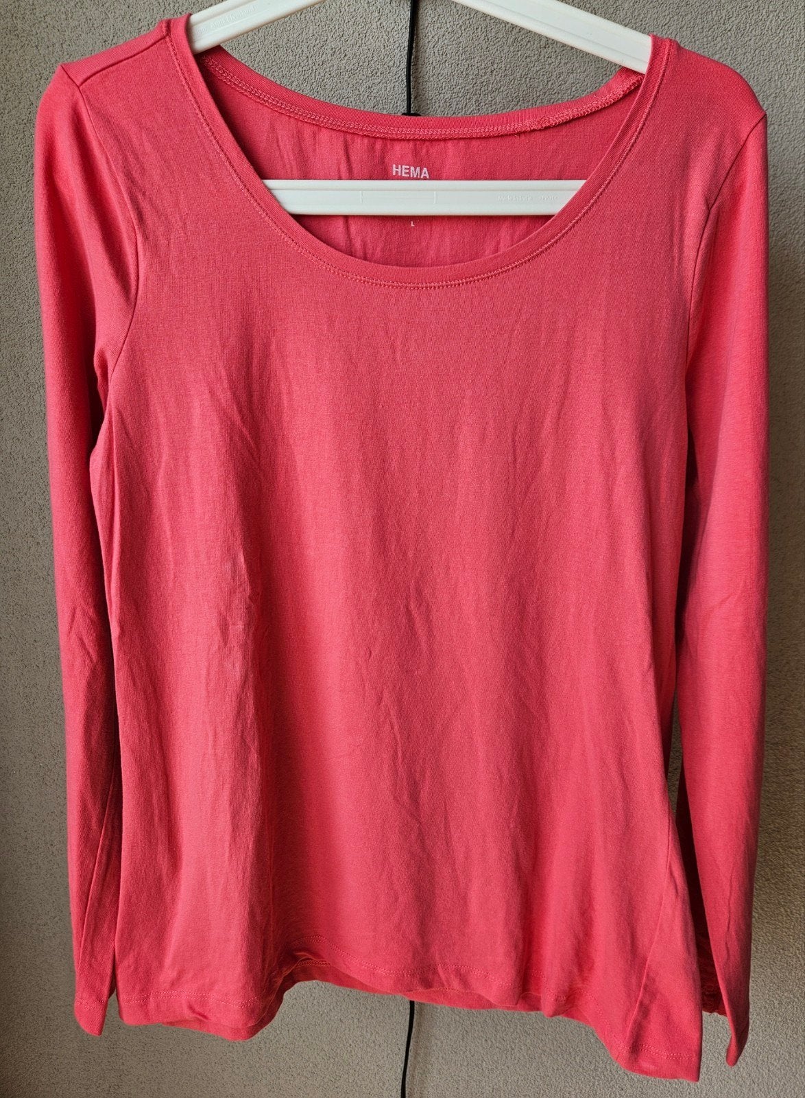 Hema roze shirt met lange mouwen, Maat 38/40 (M), Ophalen of Verzenden, Lange mouw, Roze