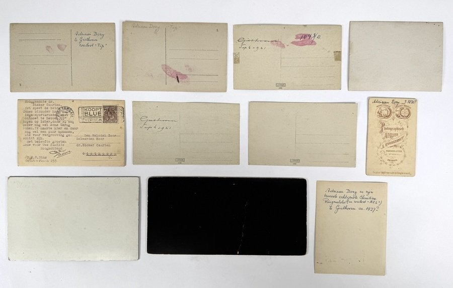 341. Fotokaarten Adriaan Dozy, ca. 1920, Antiek en Kunst, Kunst | Tekeningen en Foto's, Ophalen, Foto, Fotografie, Origineel