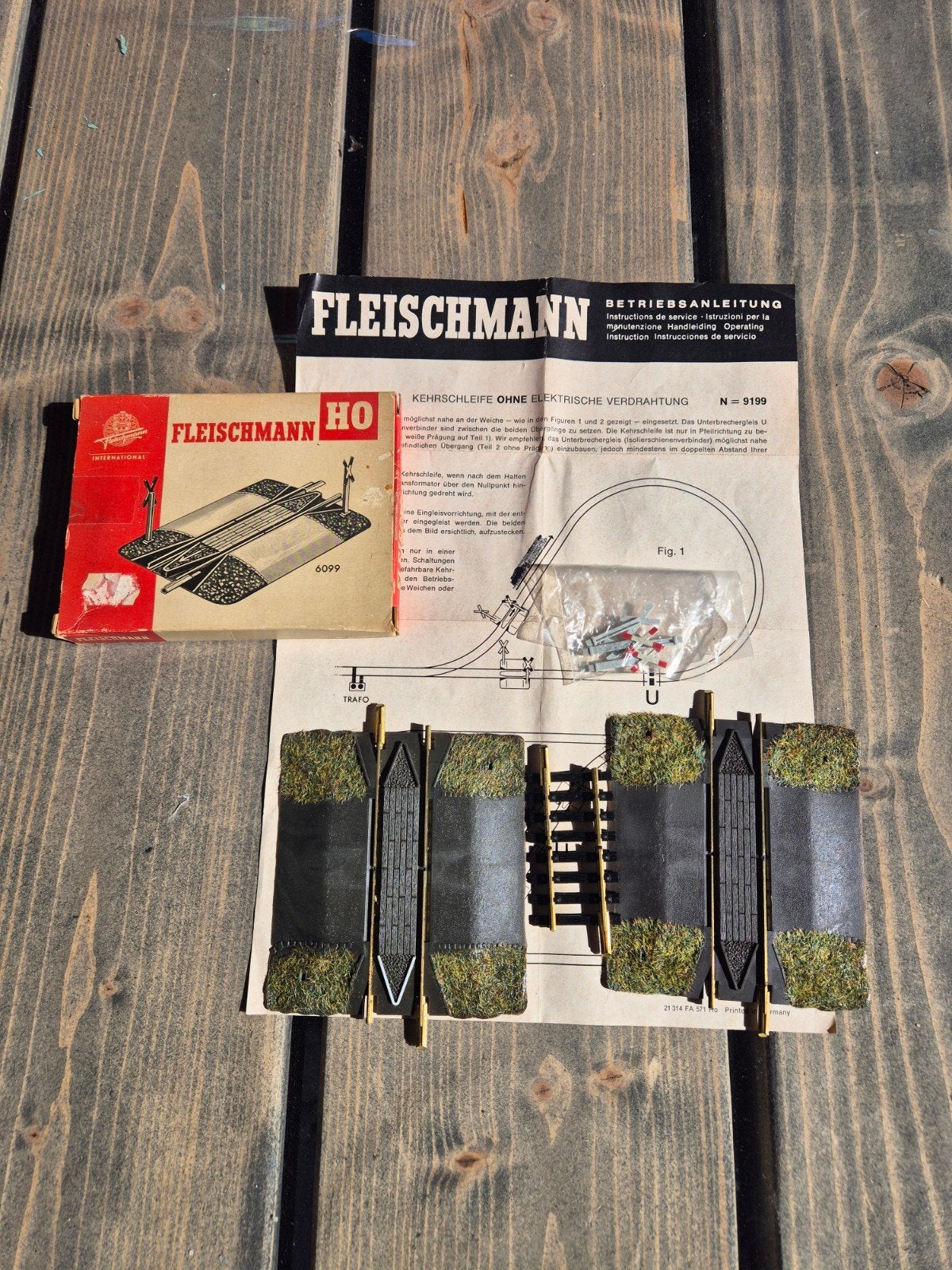 Fleischmann HO 6099 Keerlus Garnituur - Nieuwstaat, Ophalen of Verzenden