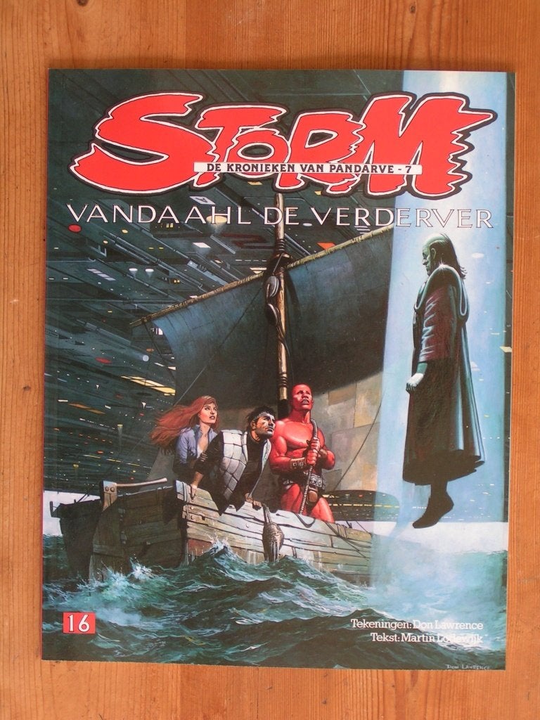 Storm - 16_HC_Vandaahl de Verderver [1e druk ], Boeken, Eén stripboek, Ophalen of Verzenden, Gelezen, Don Lawrence