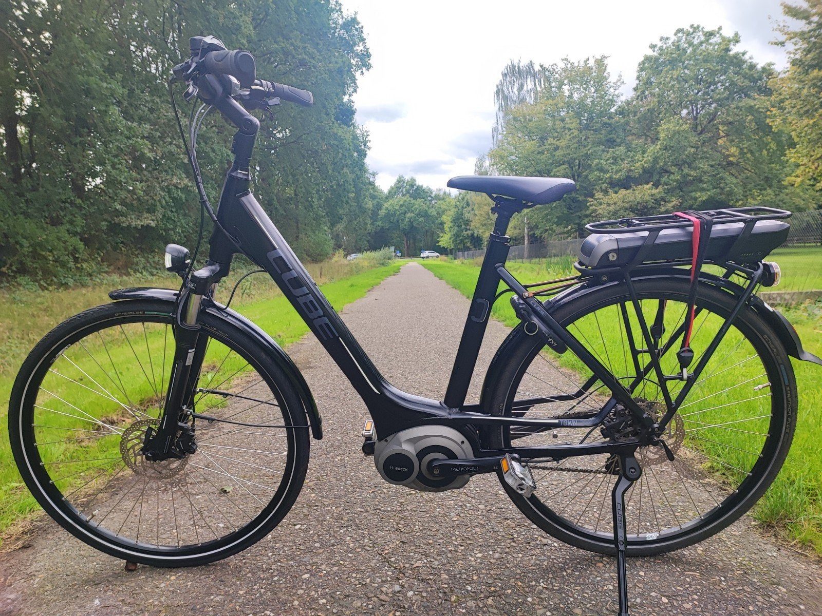 Cube Town Hybrid Sport Pro elektrische fiets – Bosch 500 Wh, Ophalen, Zo goed als nieuw, 51 tot 55 cm, Cube