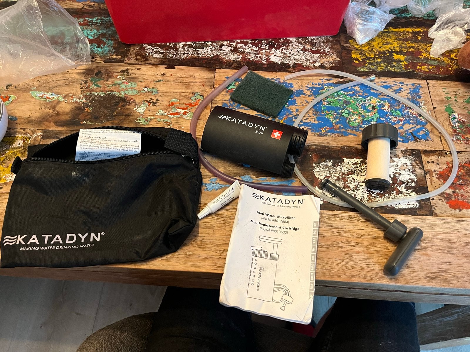 Katadyn Mini Water Microfilter - Draagbaar Waterfilter, Ophalen of Verzenden, Zo goed als nieuw
