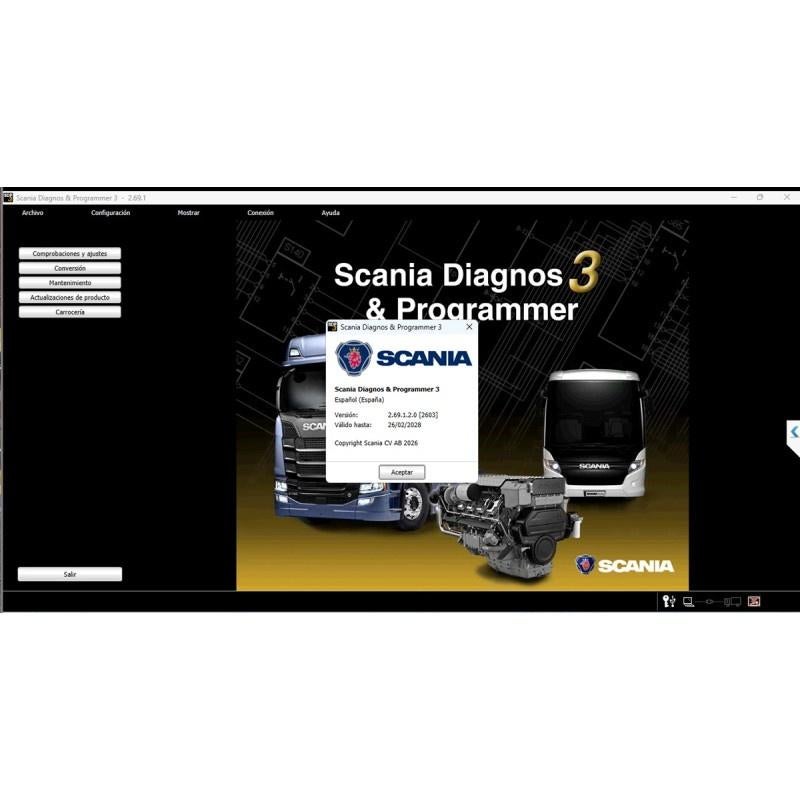Scania Diagnos & Programmer 3 2.69.1 - 2026, Verzenden