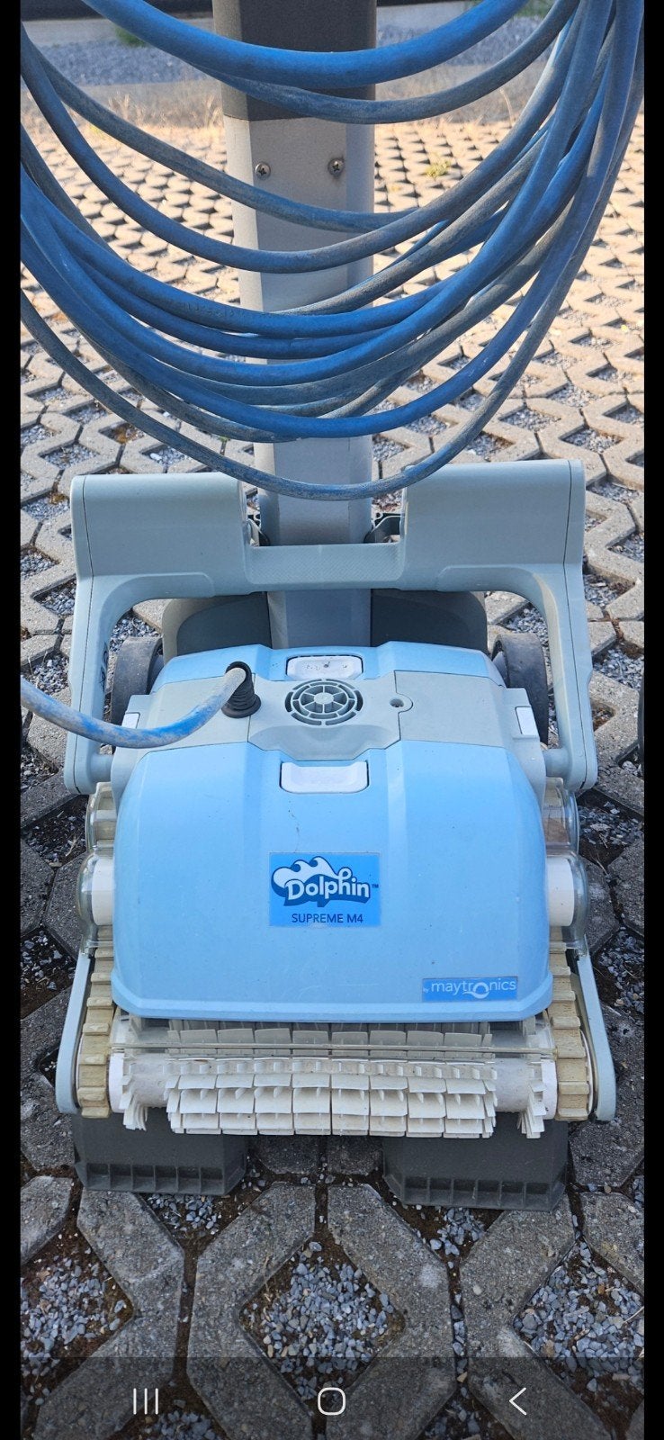 Zwembad Robot Dolphin supreme M4, Tuin en Terras, Zwembad-toebehoren, Ophalen, Gebruikt