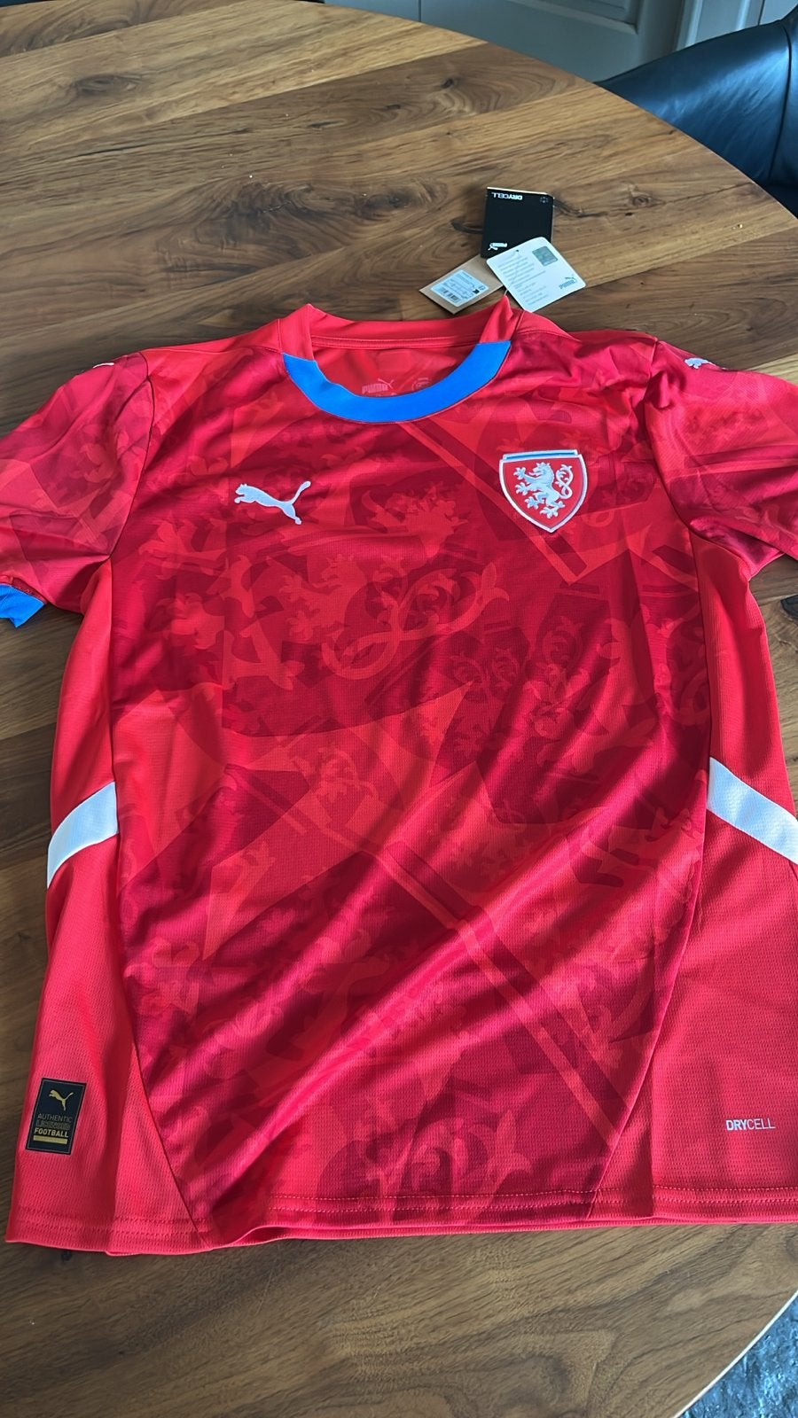 Puma Tsjechië Thuisshirt Maat M Nieuw met kaartjes, Maat 48/50 (M), Nieuw, Ophalen of Verzenden, Voetbal
