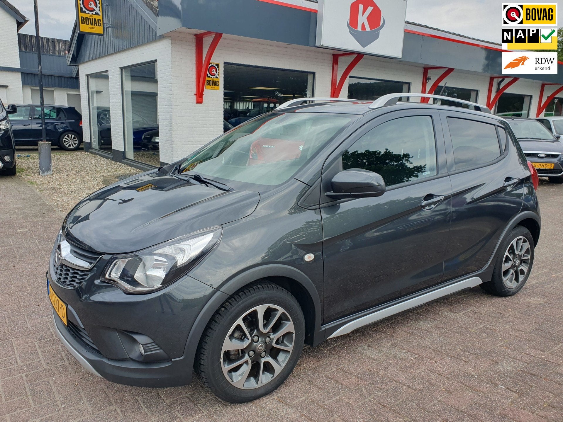 Opel KARL 1.0 Rocks Online Edition PDC/AIRCO/NAVI, Auto's, Voorwielaandrijving, 839 kg, Gebruikt, Euro 6