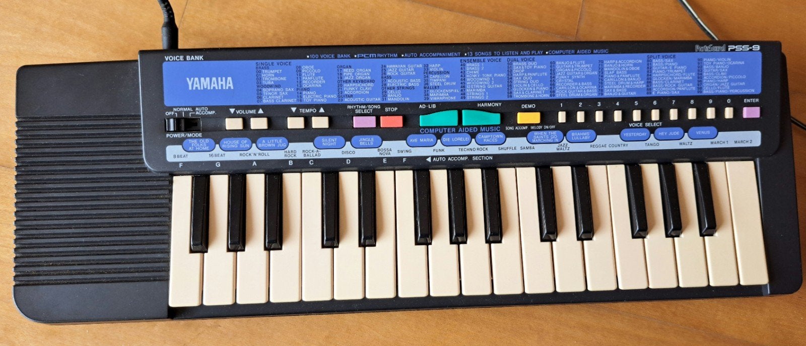 Yamaha PortaSound PSS-9 Keyboard met adapter, Muziek en Instrumenten, Keyboards, Gebruikt, 49 toetsen, Yamaha, Ophalen