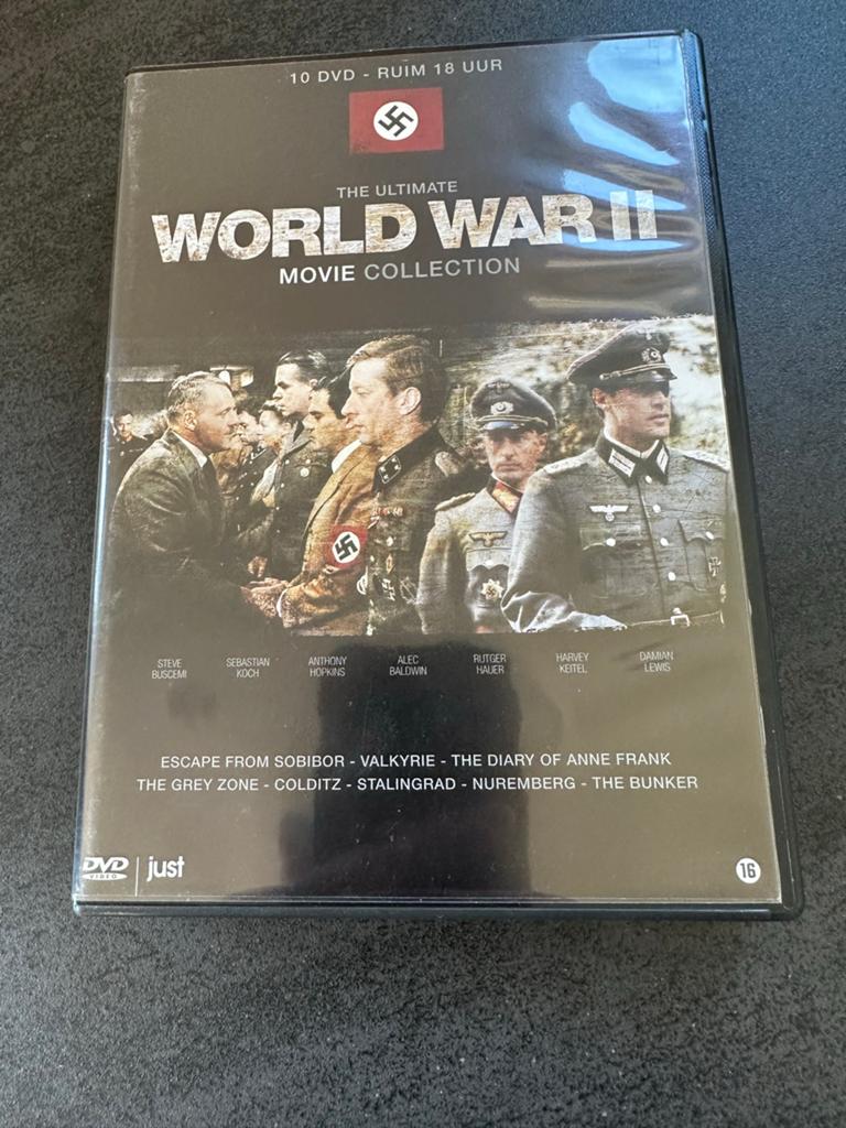 The Ultimate World War II Movie Collection - 10 DVD Boxset, Cd's en Dvd's, Vanaf 16 jaar, Ophalen of Verzenden, Gebruikt, Boxset