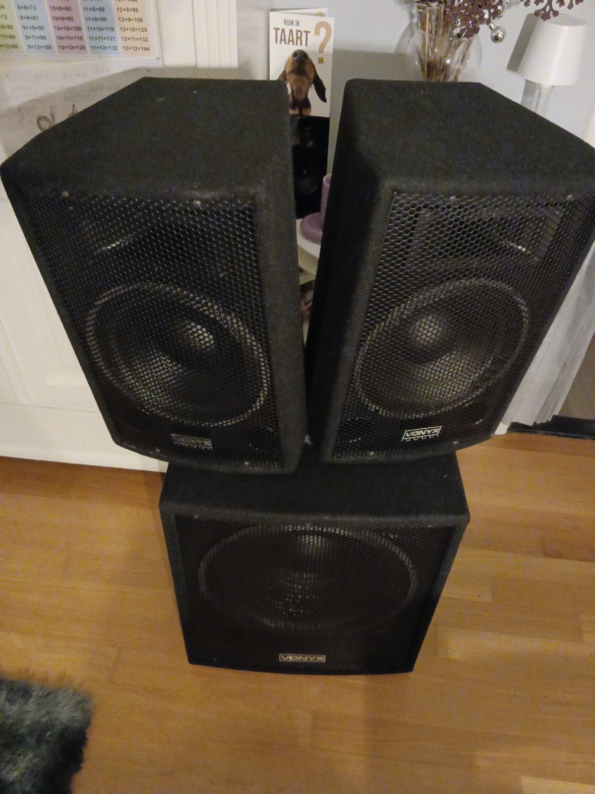 Vonyx VX1015BT Geluidsinstallatie - 2.1 Speakerset 1000W, Ophalen of Verzenden