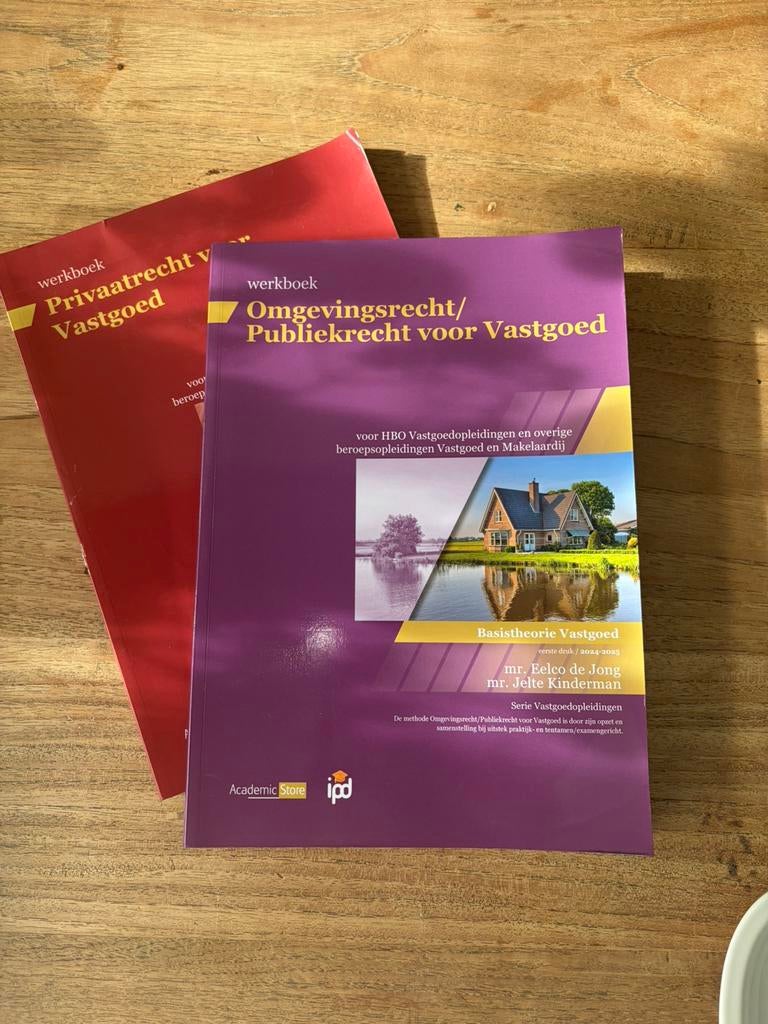Werkboeken opleiding IPD Vastgoeddeskundige Makelaardij, Boeken, Ophalen of Verzenden, Beta, Zo goed als nieuw, HBO