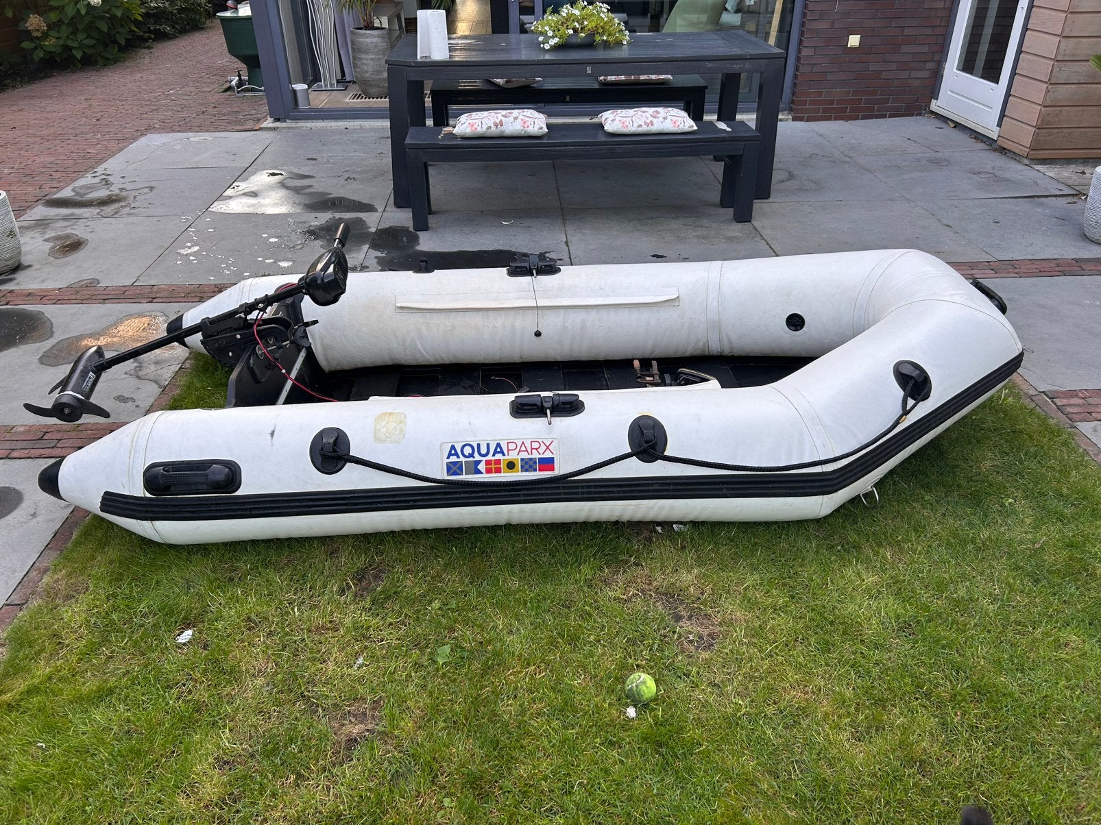 Foto 5 van Zeer mooie aquaparx rubberboot 2.8m bij 1.35m