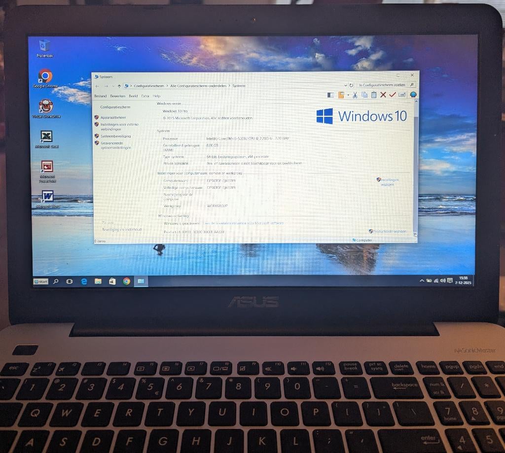 laptop, Computers en Software, Windows Laptops, Ophalen, 15 inch, Intel® Core™ i5, Gebruikt