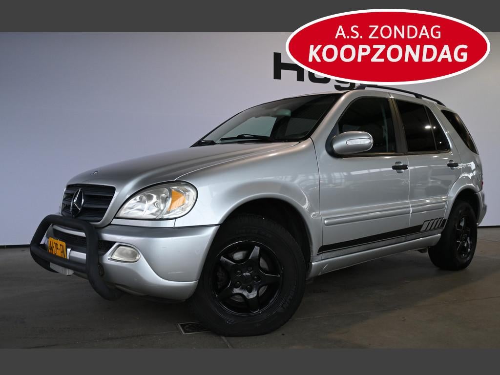 Mercedes-Benz M-Klasse ML 320 Automaat Clima Cruise Control, Auto's, Automaat, Gebruikt, Zwart, Automatische klimaatregeling