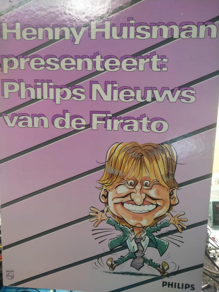 reclame plaat firato Philips Henny Huisman, Ophalen, Gebruikt, Reclamebord