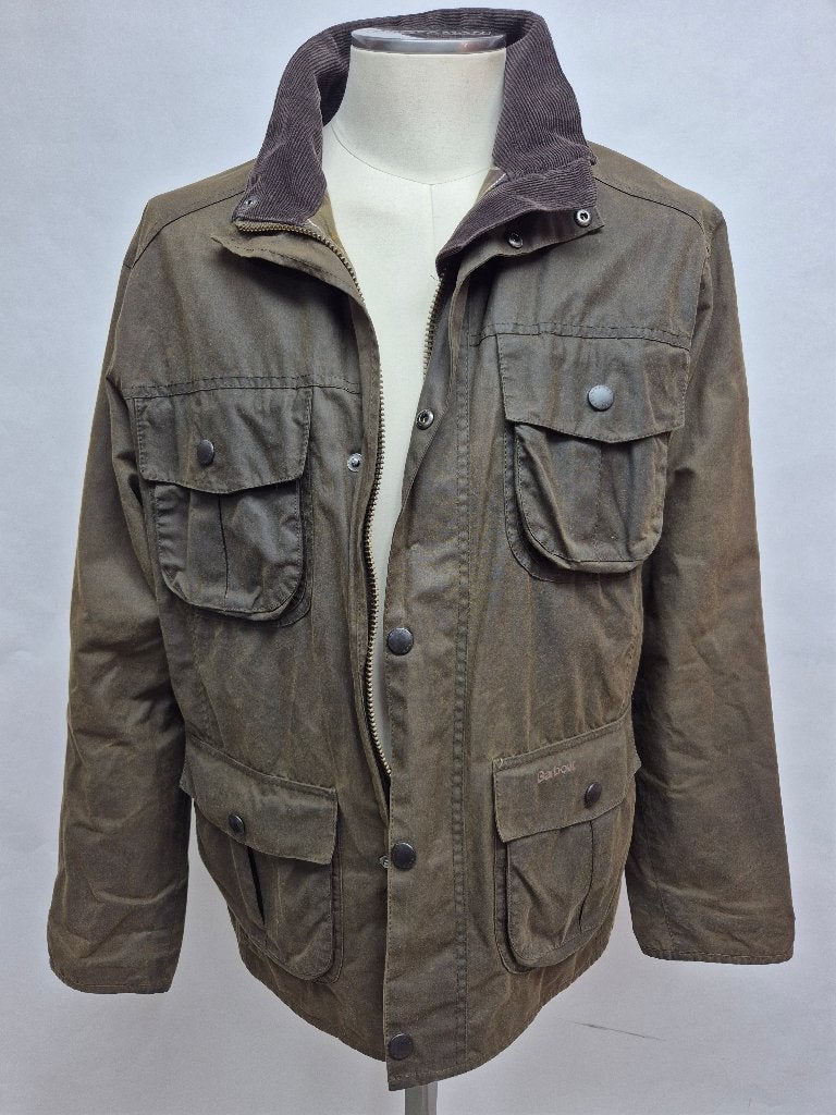 Barbour 'New Utiity Wax' jas, maat Large top!, Kleding | Heren, Maat 52/54 (L), Barbour, Ophalen of Verzenden, Zo goed als nieuw
