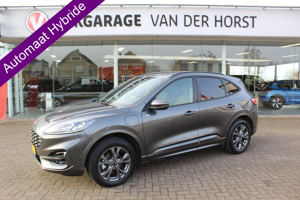 Ford Kuga 2.5-225pk Plug-in Hybrid ST-Line X. Hybride rijden, 12 maanden, 14 kWh, Gebruikt, Zwart