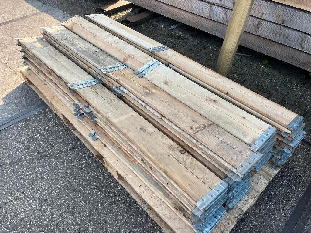 Palletranden van 80 x 120 en van 100 x 120 -  Groenten tuin, Ophalen, Minder dan 30 cm, Zo goed als nieuw, Tuin