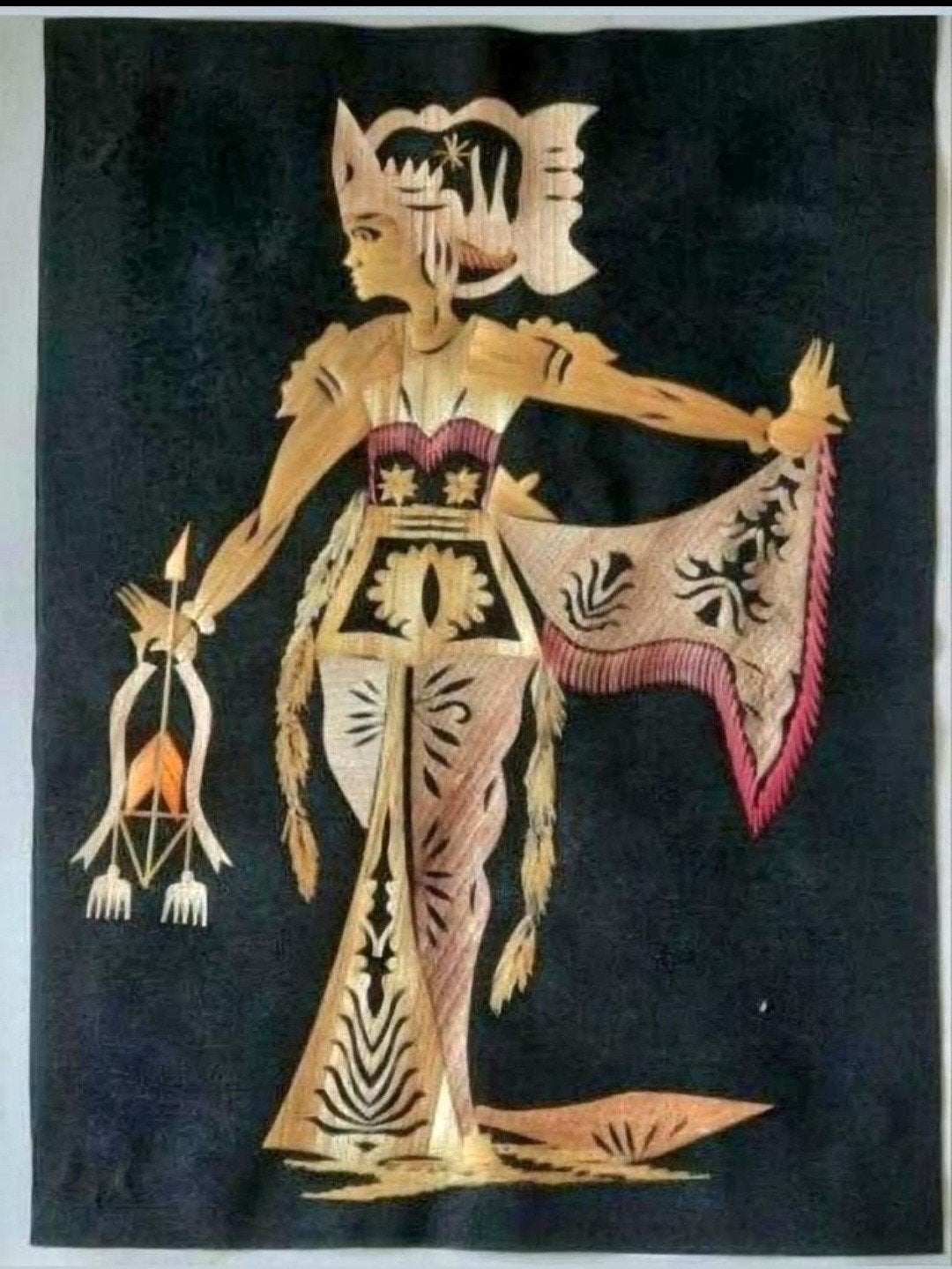 Danseres Indonesië/Bali. Mooi om in te lijsten, Ophalen of Verzenden
