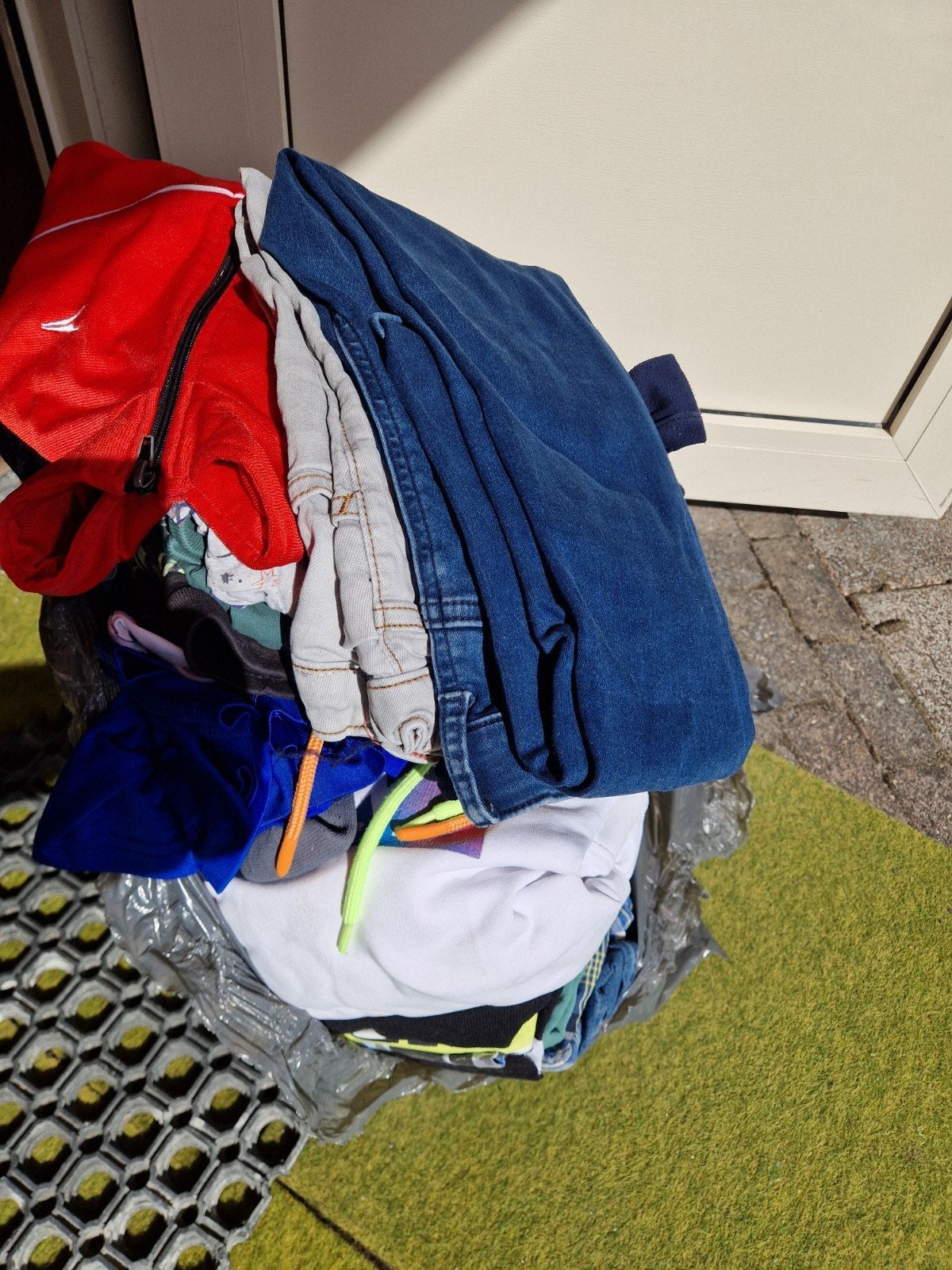 Kledingpakket jongens: broeken, shirts, sportkleding, Ophalen, Gebruikt, Overige maten