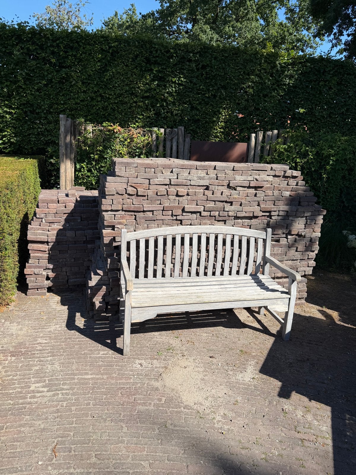 Waaltjes / klinkers 200x85x45mm - 95m2 beschikbaar, Tuin en Terras, Tegels en Klinkers, Ophalen, Overige materialen, Gebruikt