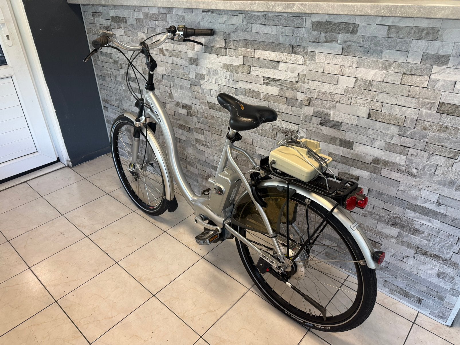 Elektrische fiets Flyer 26inch. D49cm. Middenmotor, Fietsen en Brommers, Fietsen | Dames | Damesfietsen, Gebruikt, 47 tot 50 cm