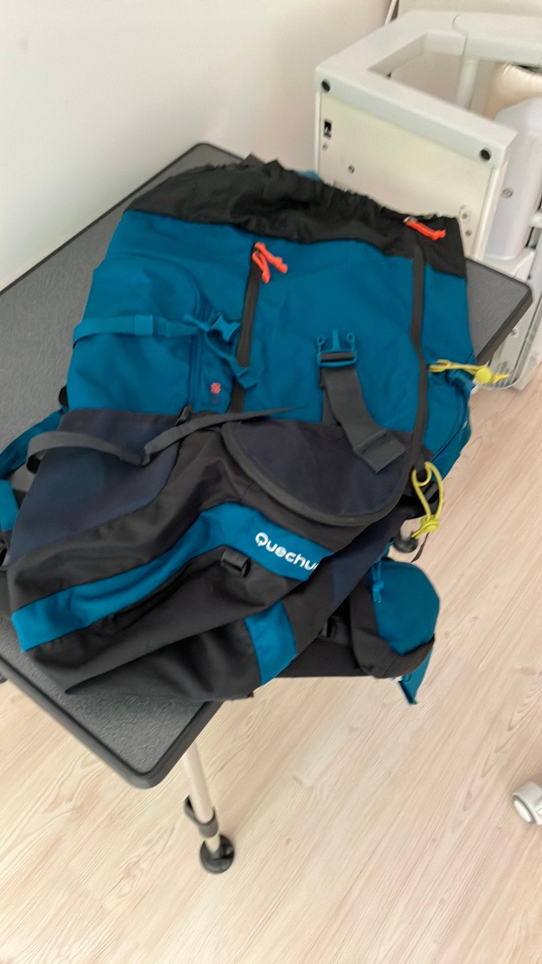 Quechua Forclaz 60 Trekking Rugzak met Regenhoes, Overige merken, 40 cm of meer, Ophalen of Verzenden, Zo goed als nieuw