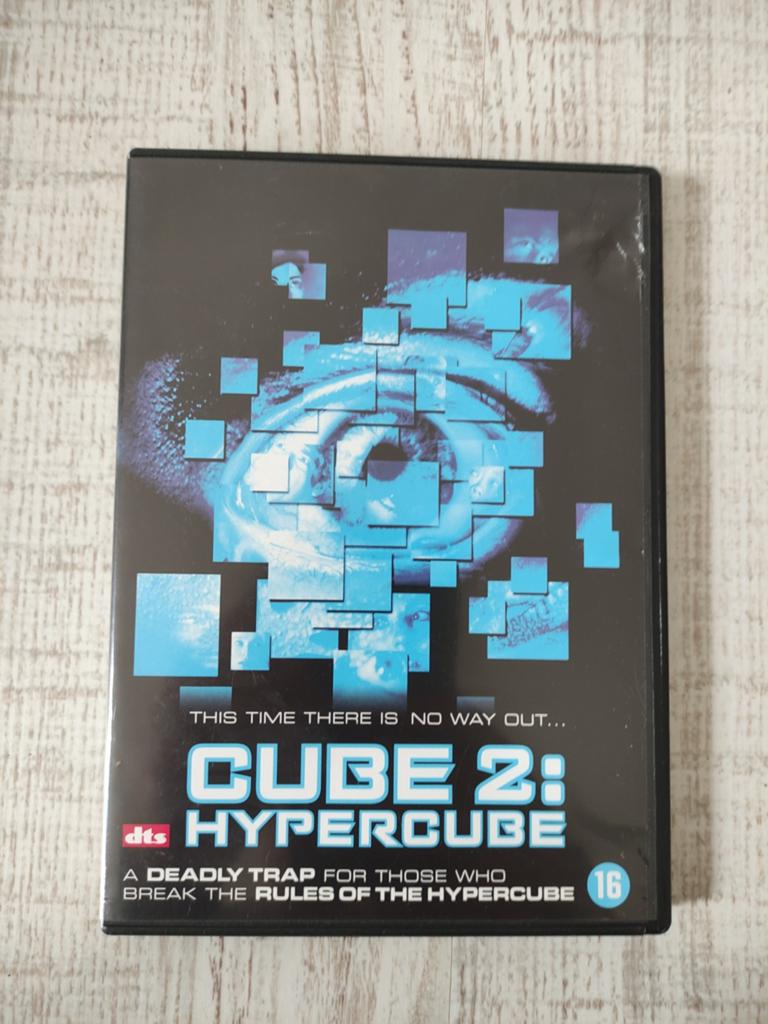 Cube 2: Hypercube DVD - Spannende Sci-Fi Thriller, Vanaf 16 jaar, Ophalen of Verzenden, Gebruikt, Science Fiction
