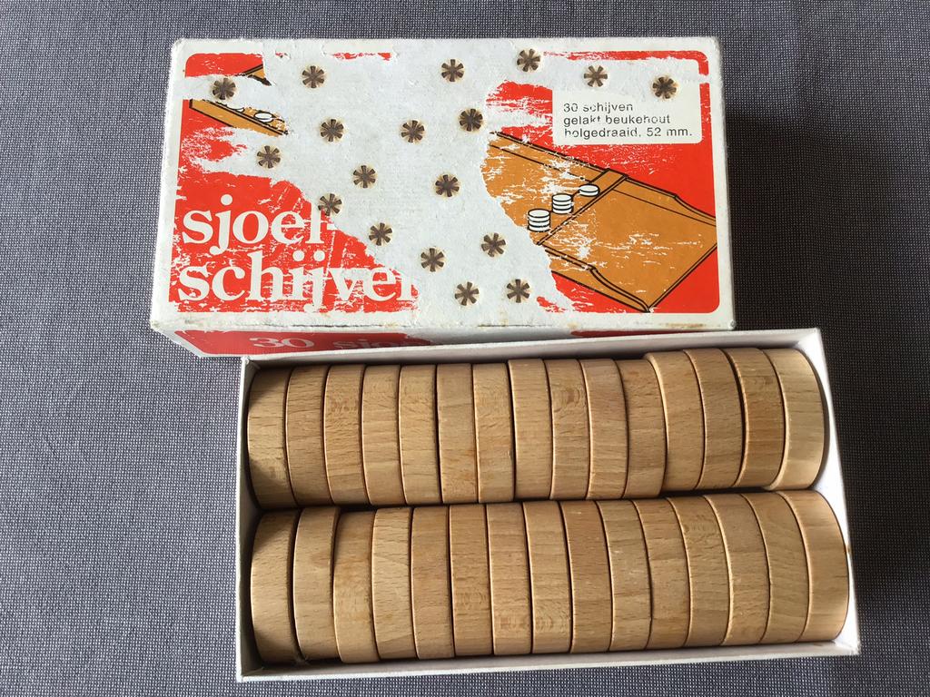 Sjoelschijven Homas. Als nieuw., Ophalen of Verzenden, Zo goed als nieuw