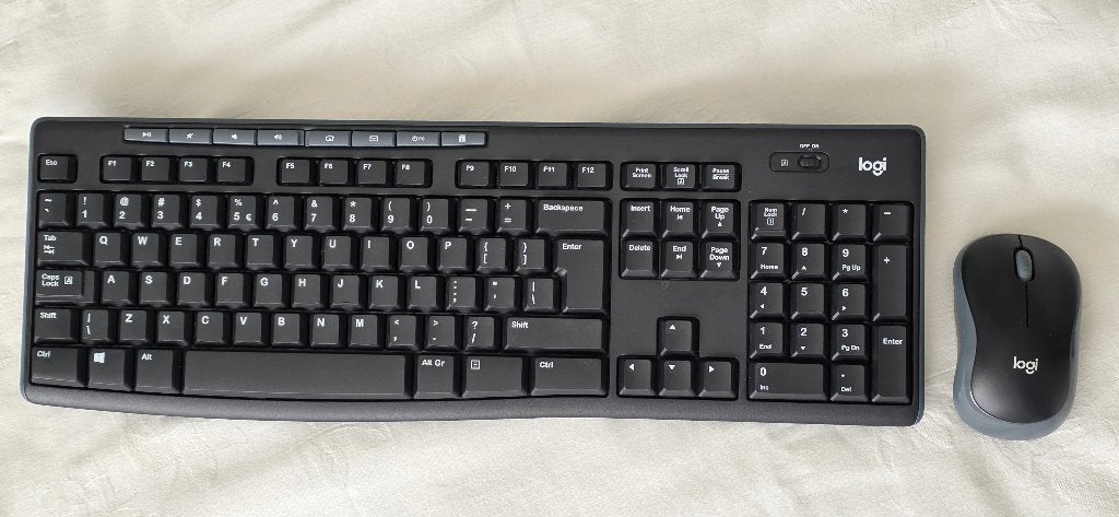 Partij 6x ZGAN Draadloze Toetsenbord en Muis Logitech, Computers en Software, Ophalen of Verzenden, Zo goed als nieuw, Draadloos