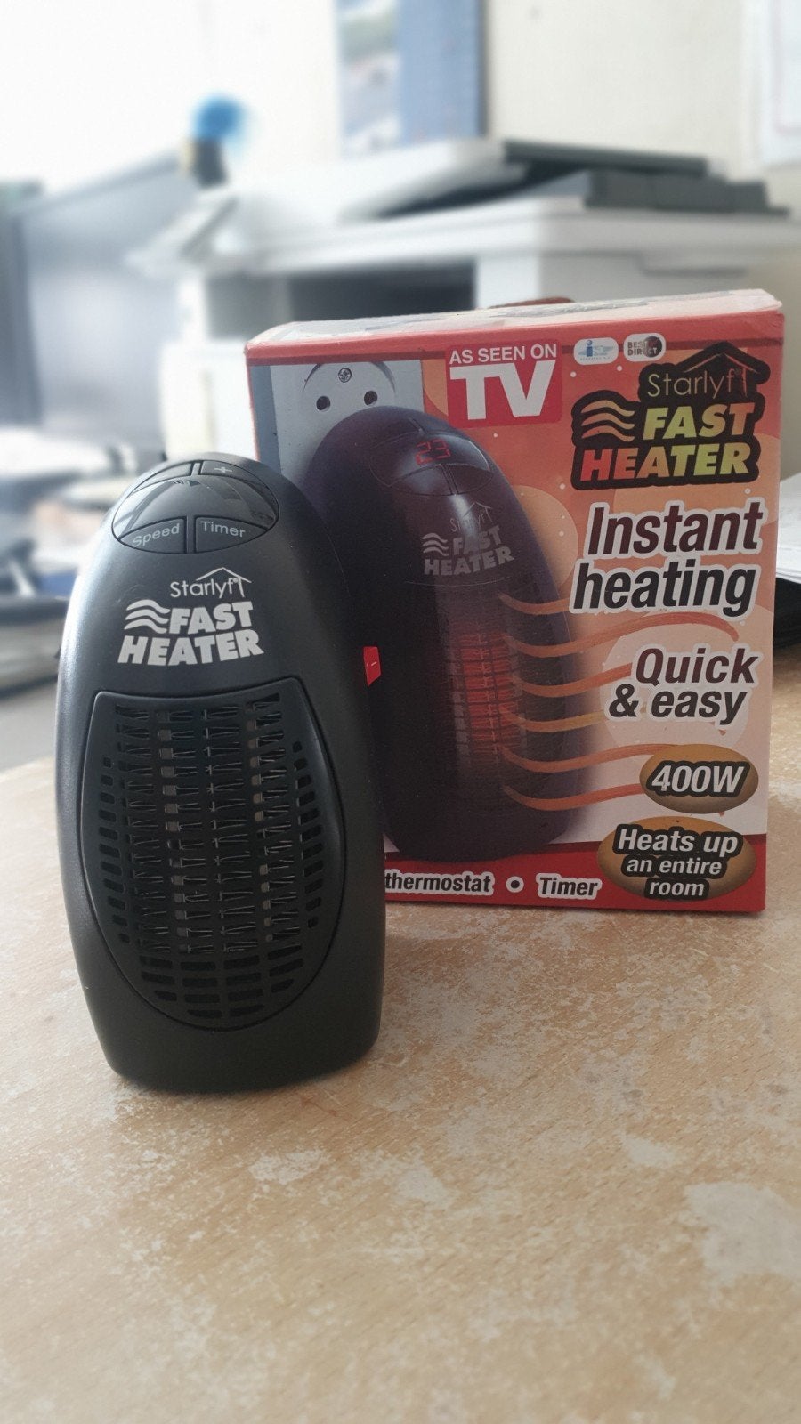 Starlyf Fast Heater 400W - Draagbare Kachel, Huis en Inrichting, Kachels, Ophalen of Verzenden, Zo goed als nieuw, Elektrisch
