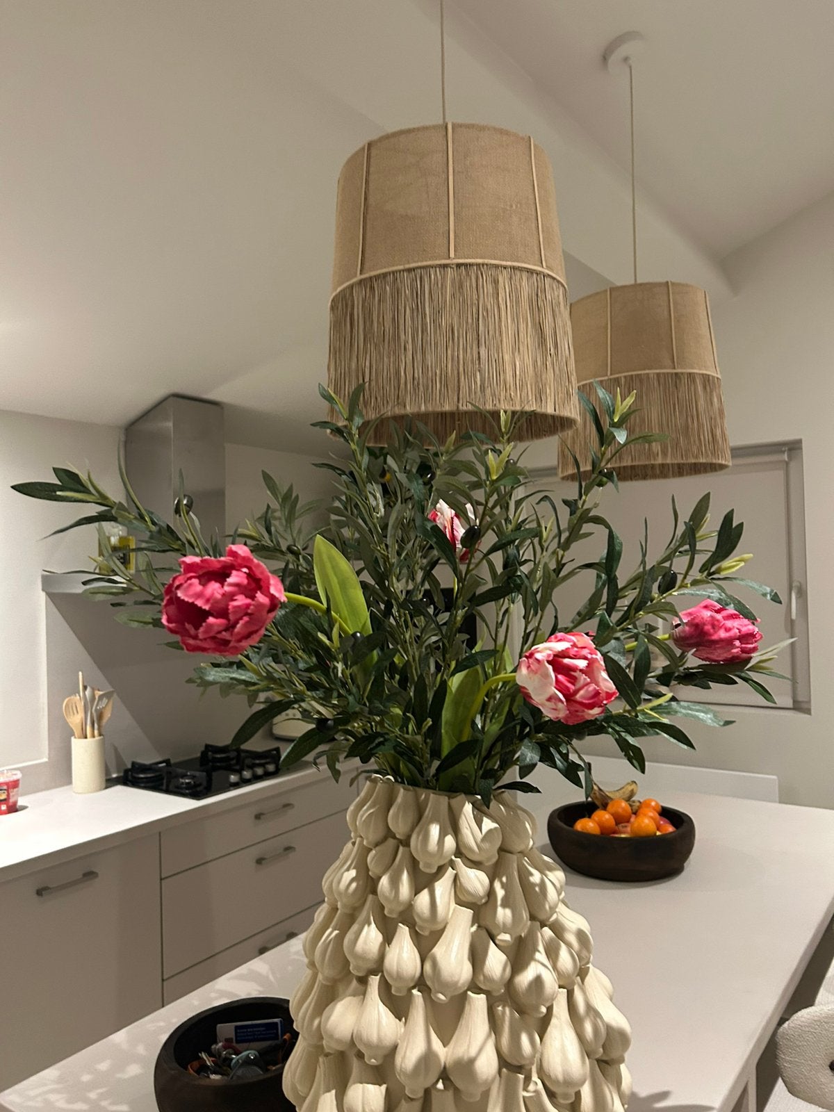 Zijden Franse tulpen Nieuw!, Binnen, Roze, Kunstbloem, Onderhoudsvrij