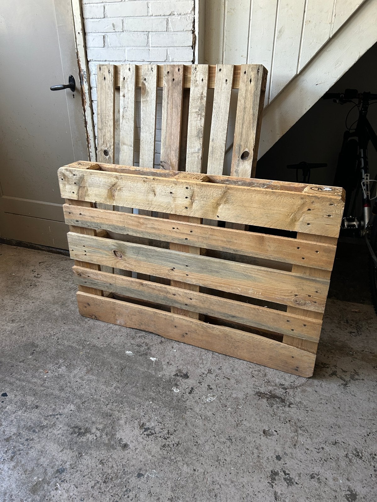 Epal pallet 80 x 120 cm, Doe-het-zelf en Verbouw, Hout en Planken, Ophalen, Zo goed als nieuw, 50 mm of meer, Minder dan 200 cm